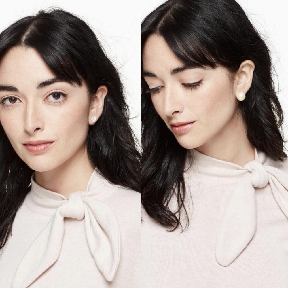 NEW Kate Spade Disco Pansy Reversible Earrings - Picture 5 of 6